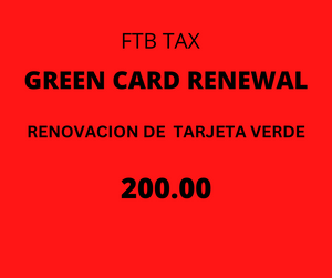 GREEN CARD RENEWAL